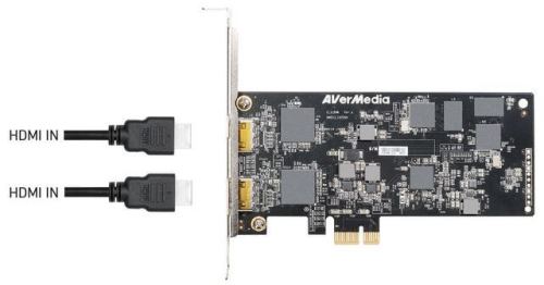 Карта захвата AVerMedia 2-Channel HDMI Full HD HW H.264 PCIe Capture Card CL332HN_1